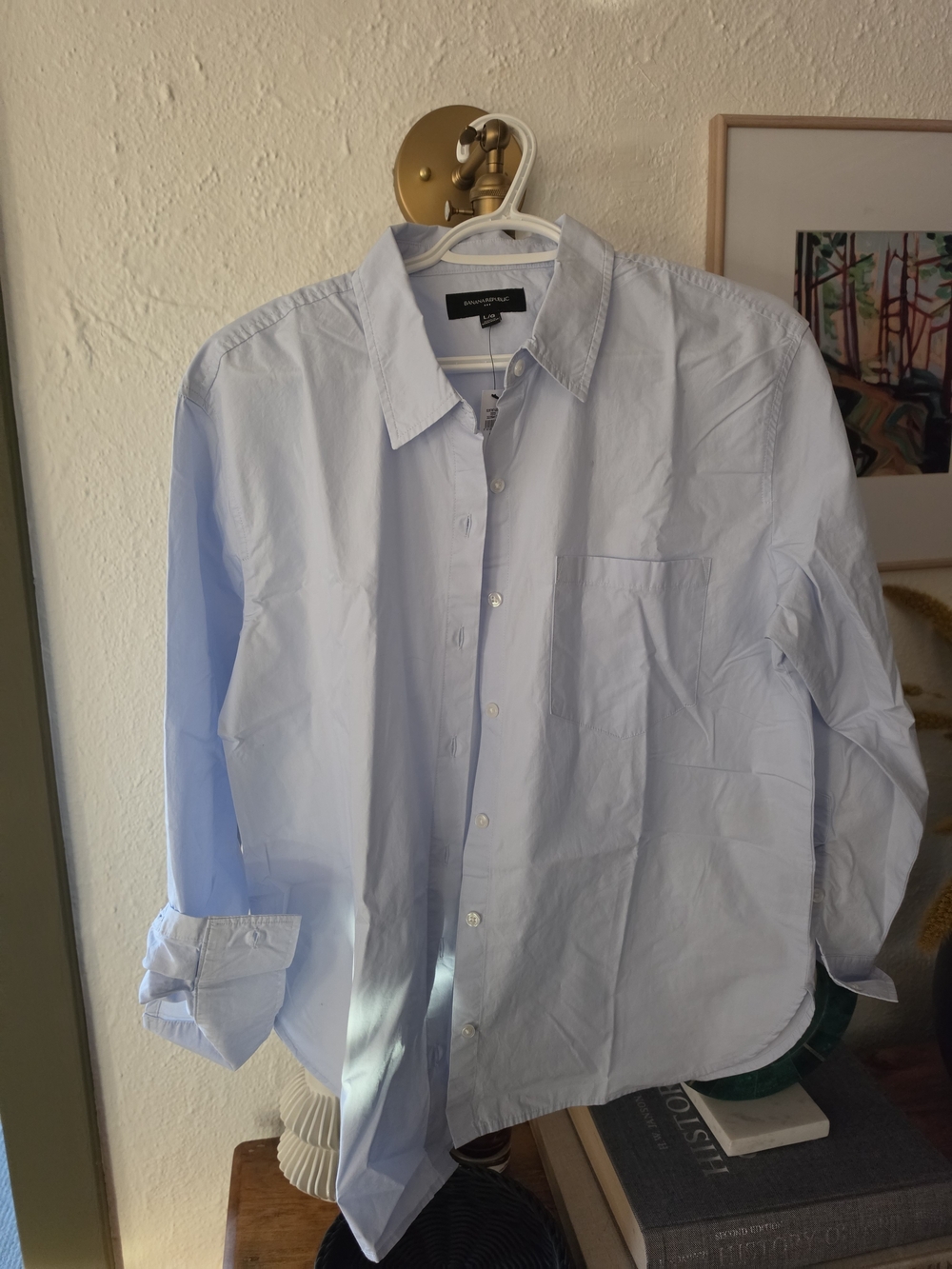 Banana Republic Light Blue Button-Up Shirt - Women's Shirt